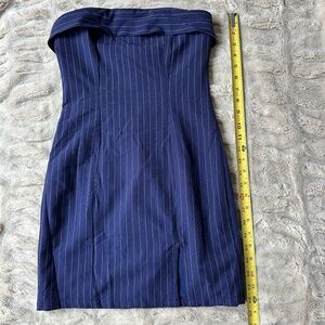 Princess Polly Sebastian Strapless Mini Dress Navy